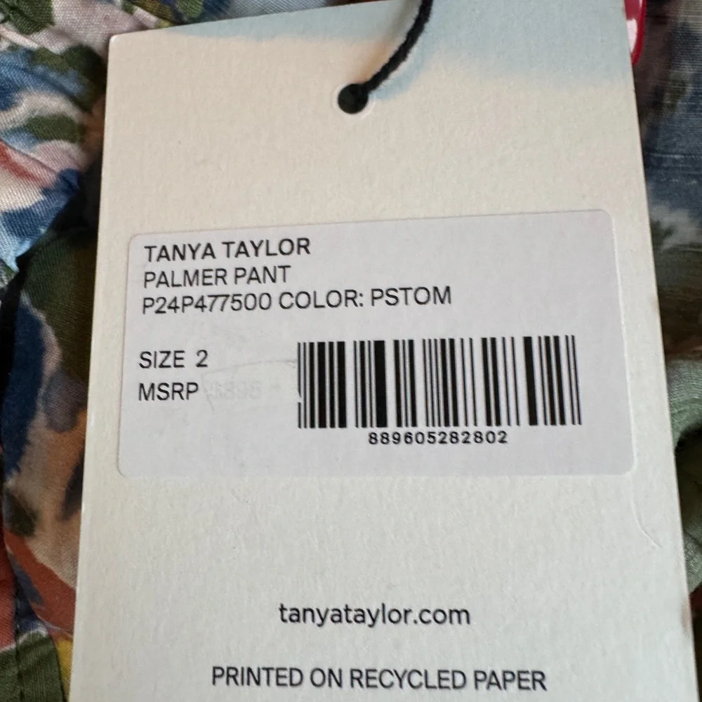 NWT Tanya Taylor Floral Palmer Pants
Size 2 - Picture 10 of 10